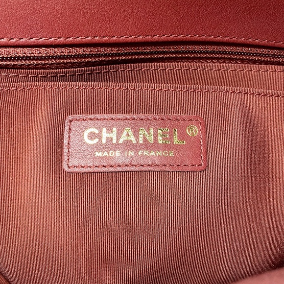 Authentic Chanel ‘Statement’ Chevron Quilted Flap Bag - FULL SET - Picture 8 of 12